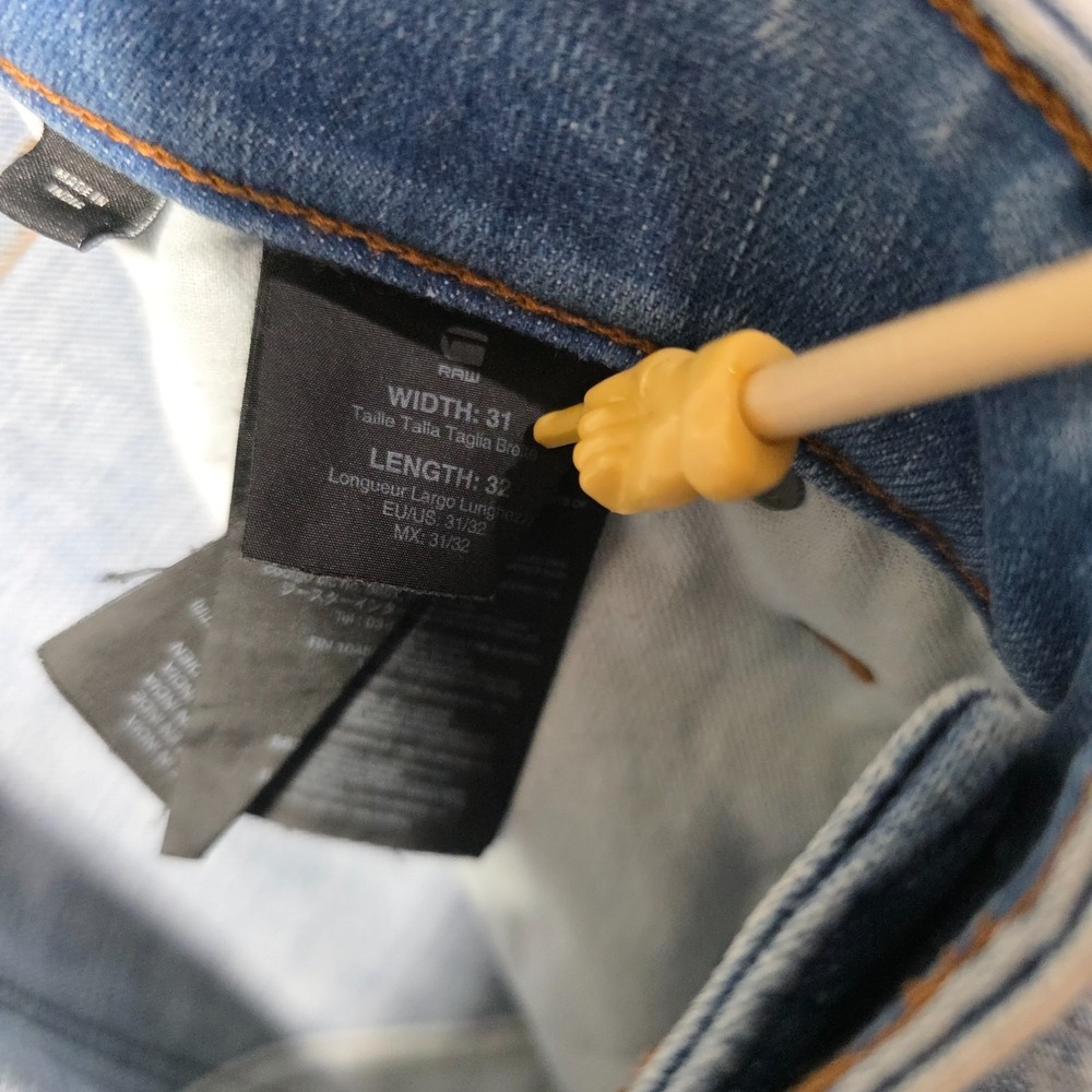 G-Star Raw Jeans Men's 31x32 5620 3D Blue Super Slim - Picture 7 of 8